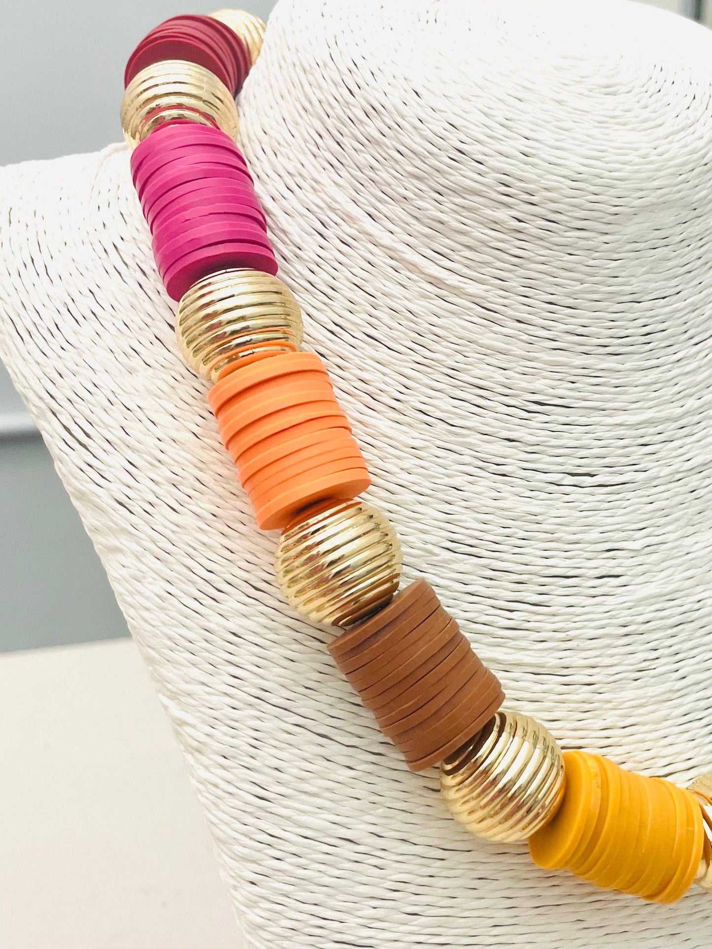 Carousel Necklace - Multi/Gold