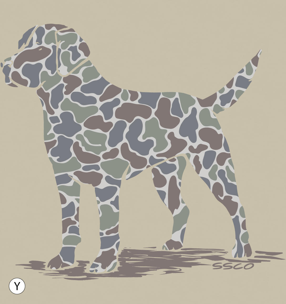 SSCO Youth Camo Companion Tee SS - Taupe