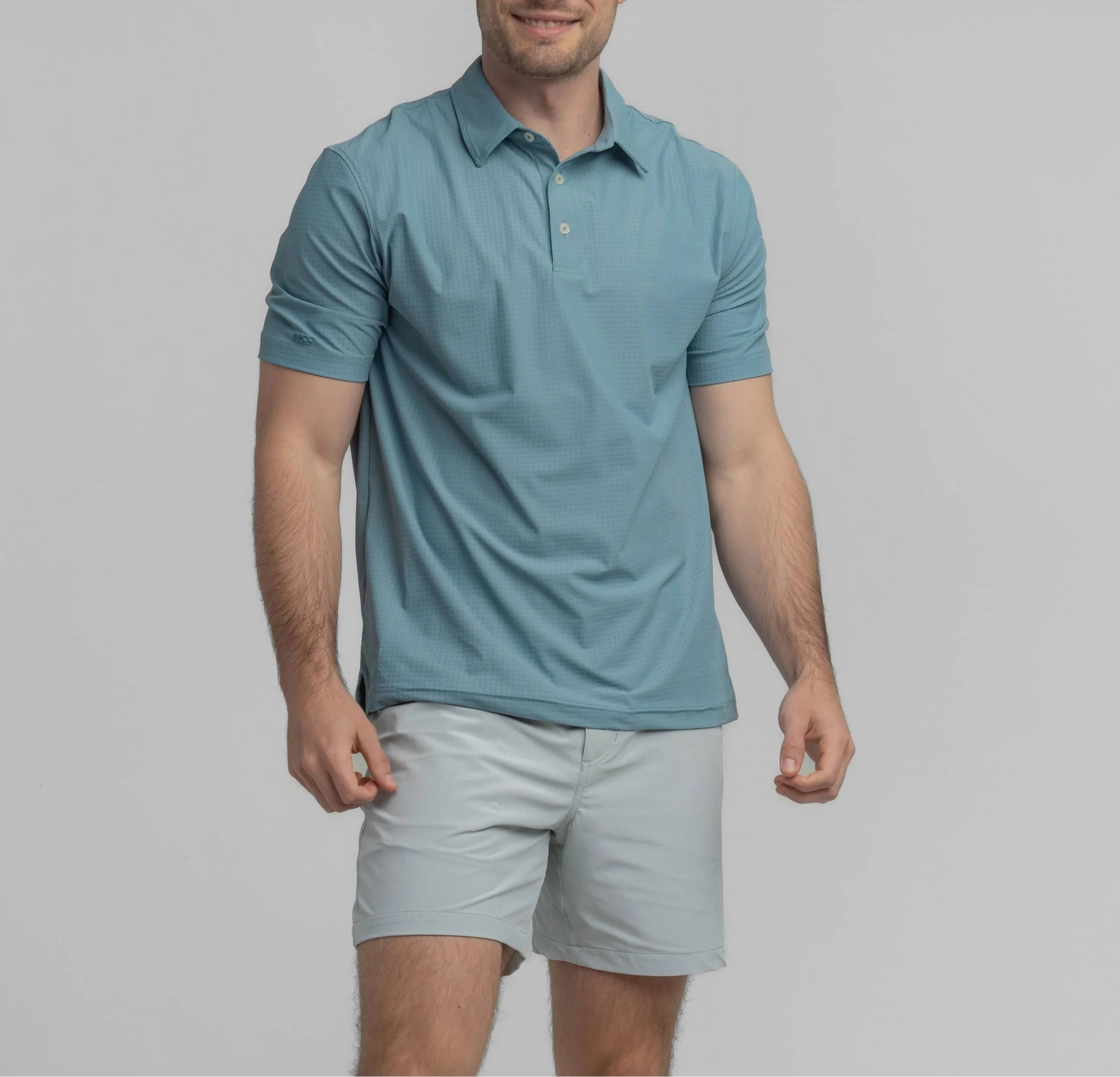 SSCO Next Level Performance Polo - Smoke Blue