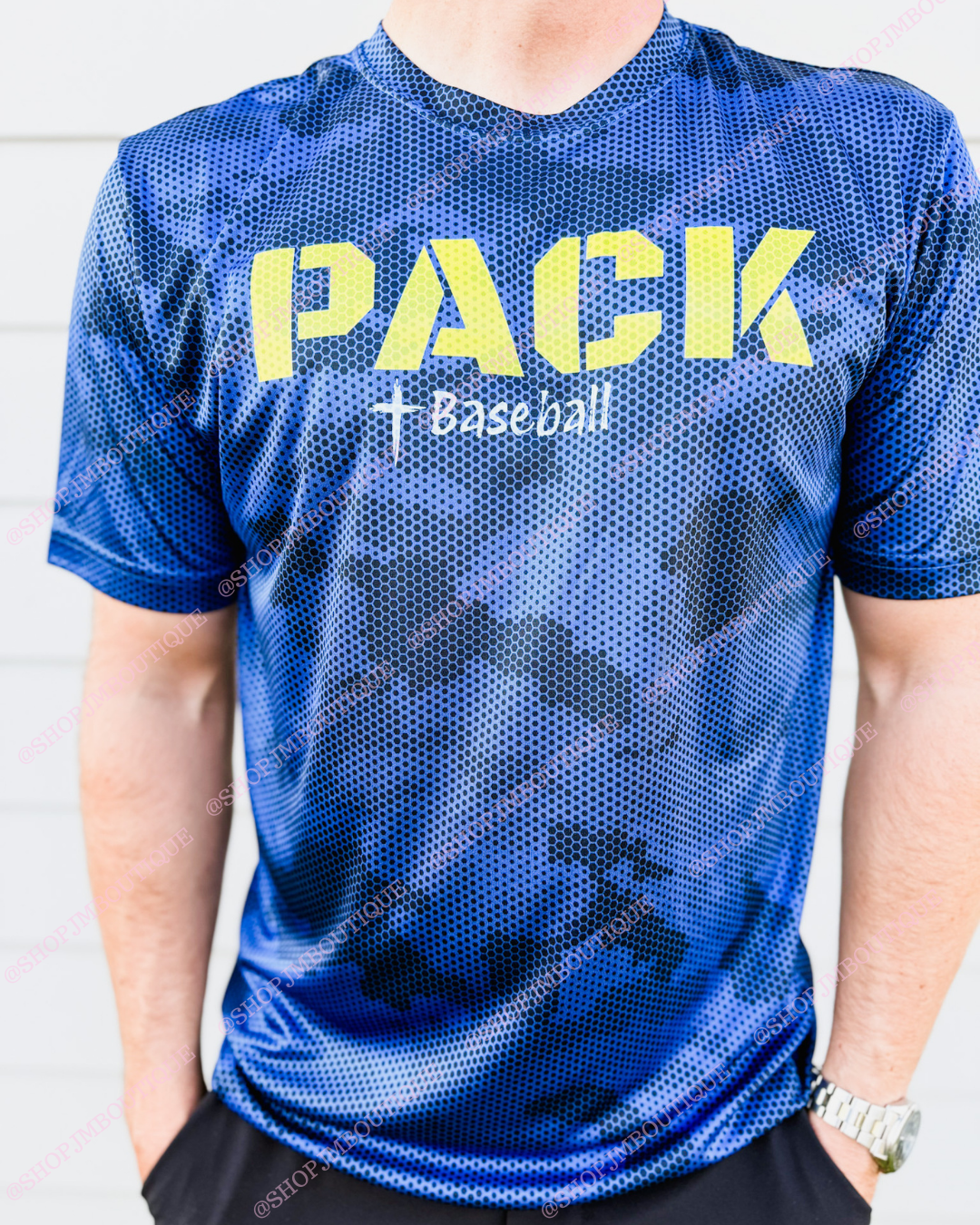 PRE ORDER Design 10 - Men's Camo Tee - Royal