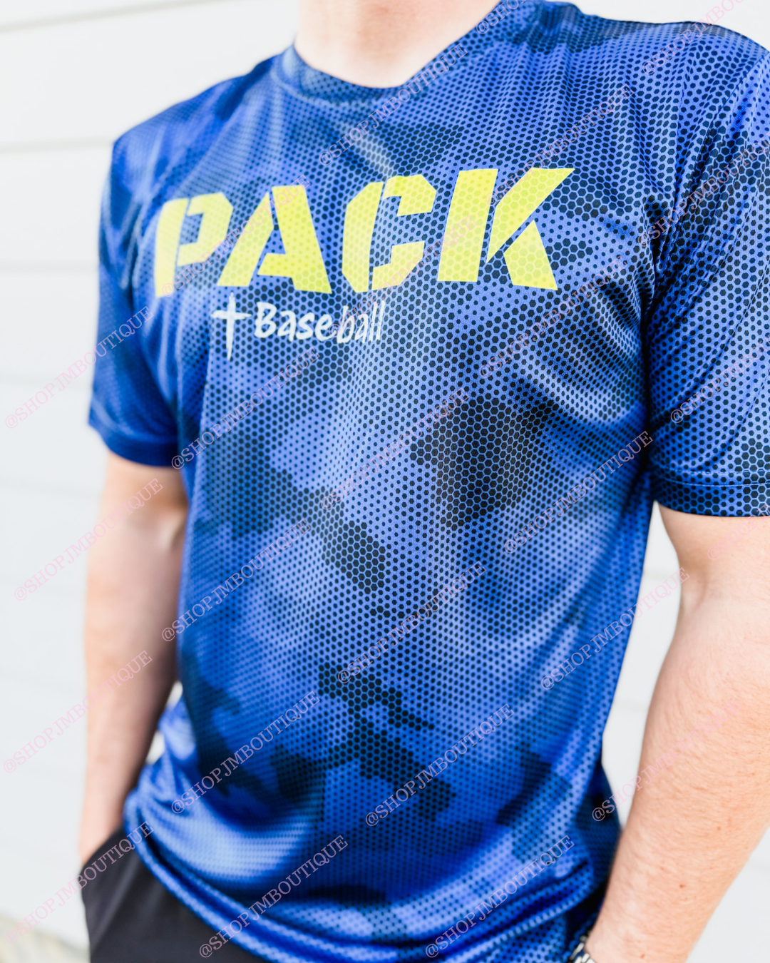 PRE ORDER Design 10 - Men's Camo Tee - Royal