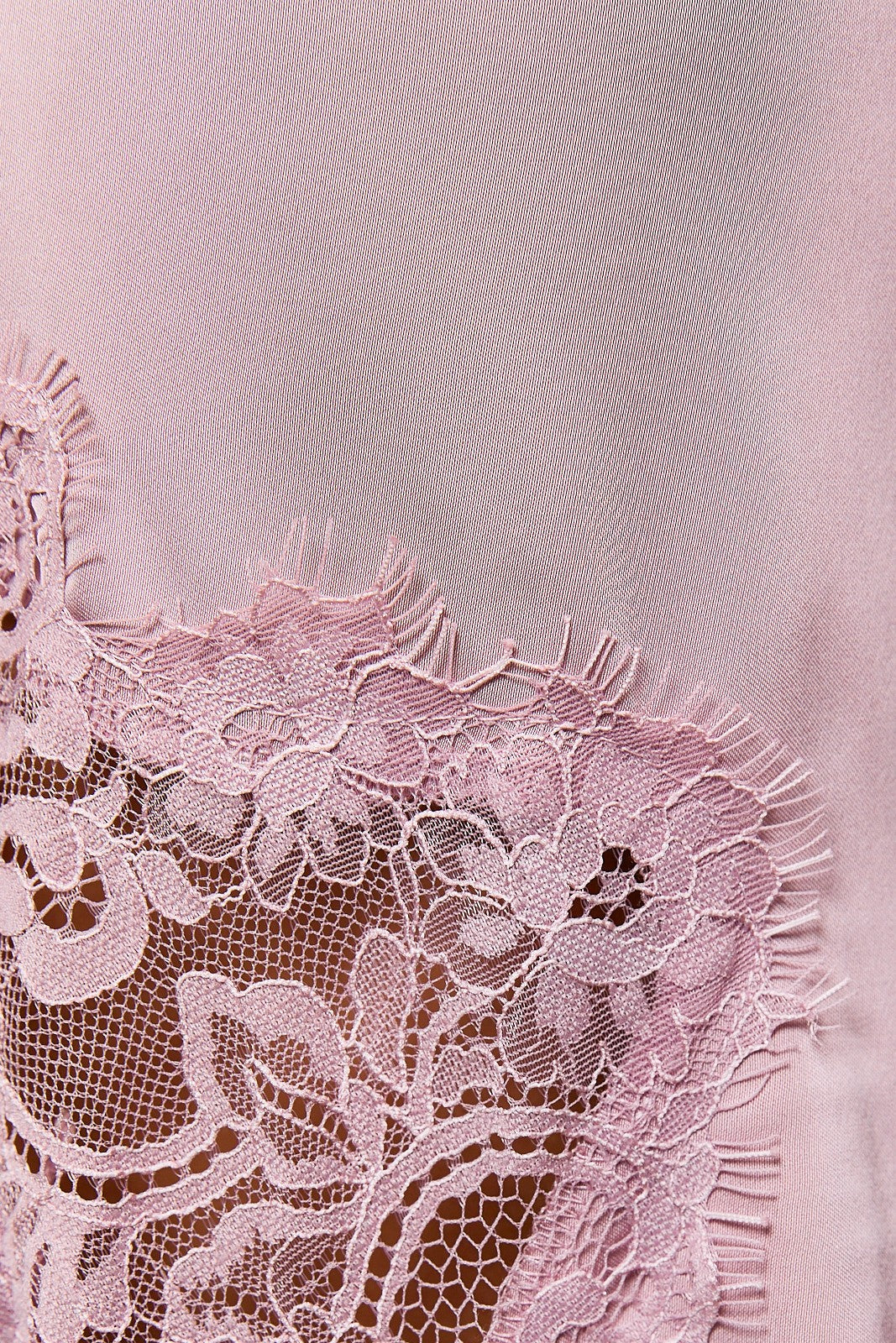 Better Together Lace Trim Midi Skirt - Dusty Rose
