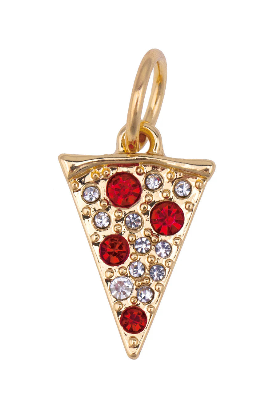 Pave Pizza Charm in Multi