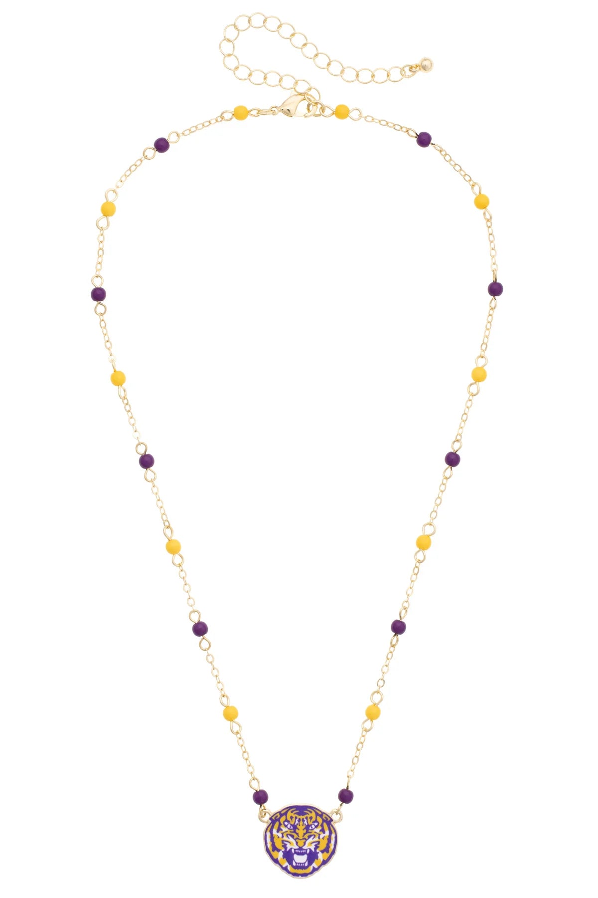 LSU Tigers Logo Layering Necklace
