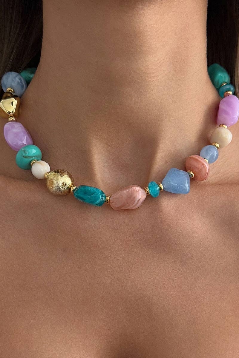 Bold Bead Statement Necklace