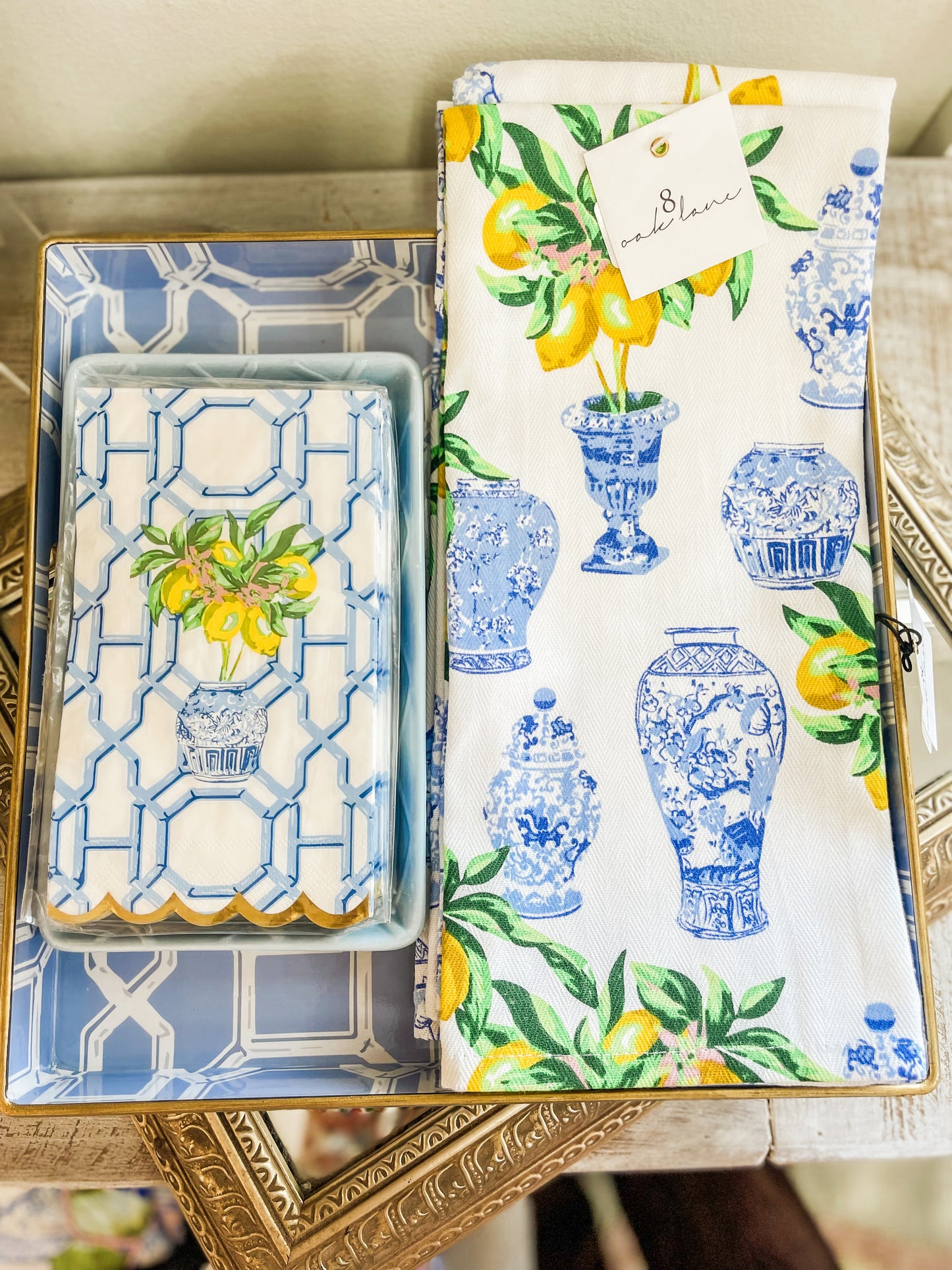 Lemon Ginger Guest Towels