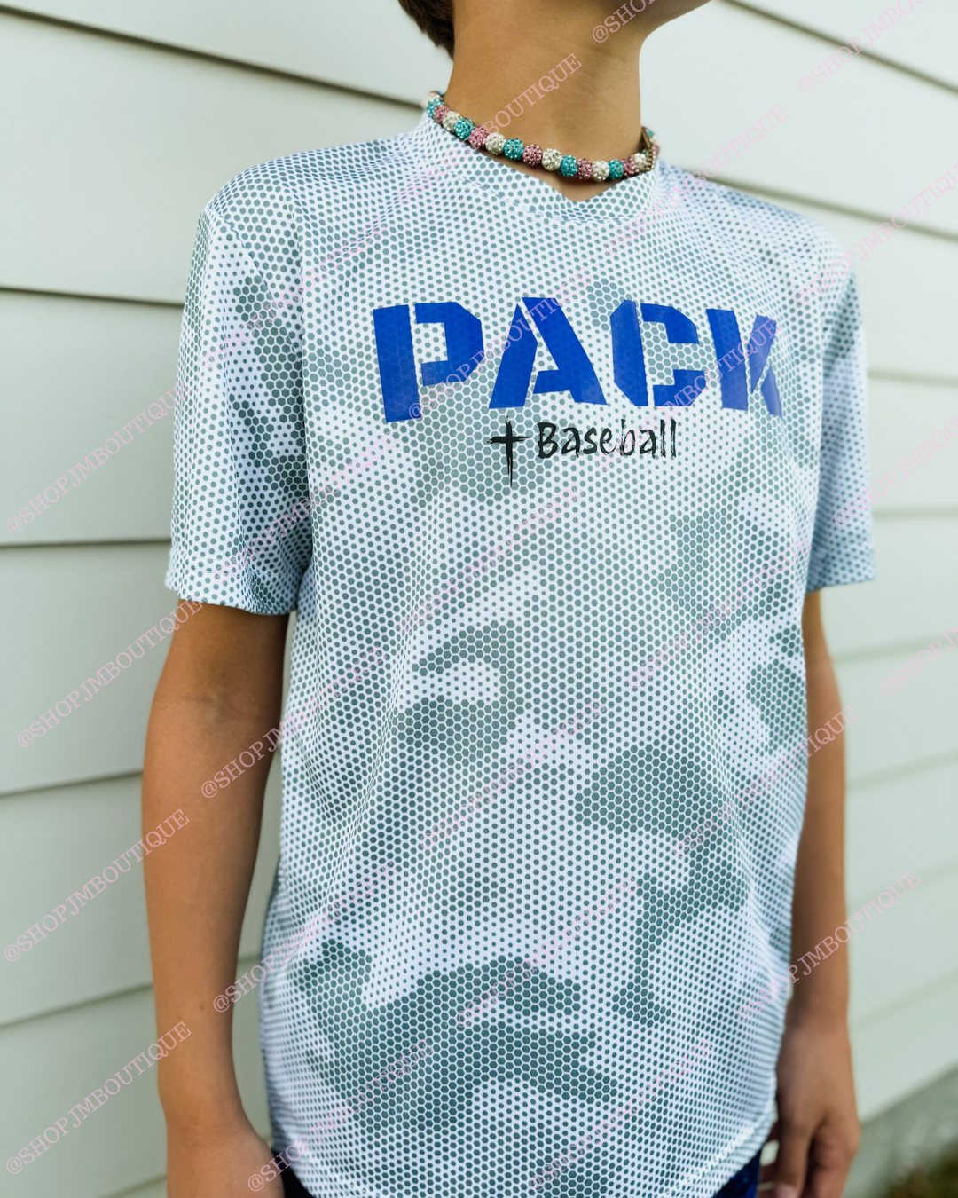 PRE ORDER Design 23 - Youth Camo Tee - White
