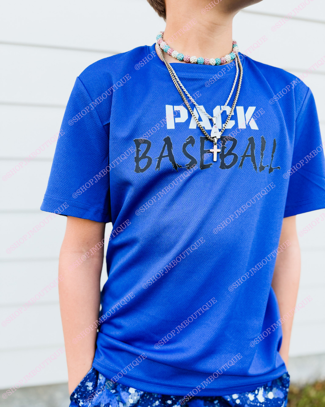 PRE ORDER Design 20 - Youth Performance Tee -True Royal