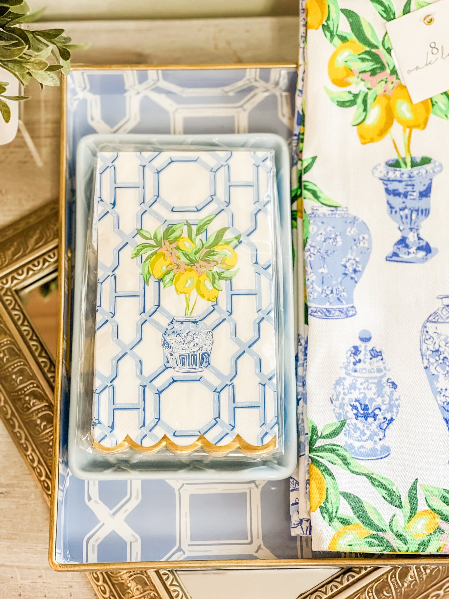 Lemon Ginger Guest Towels