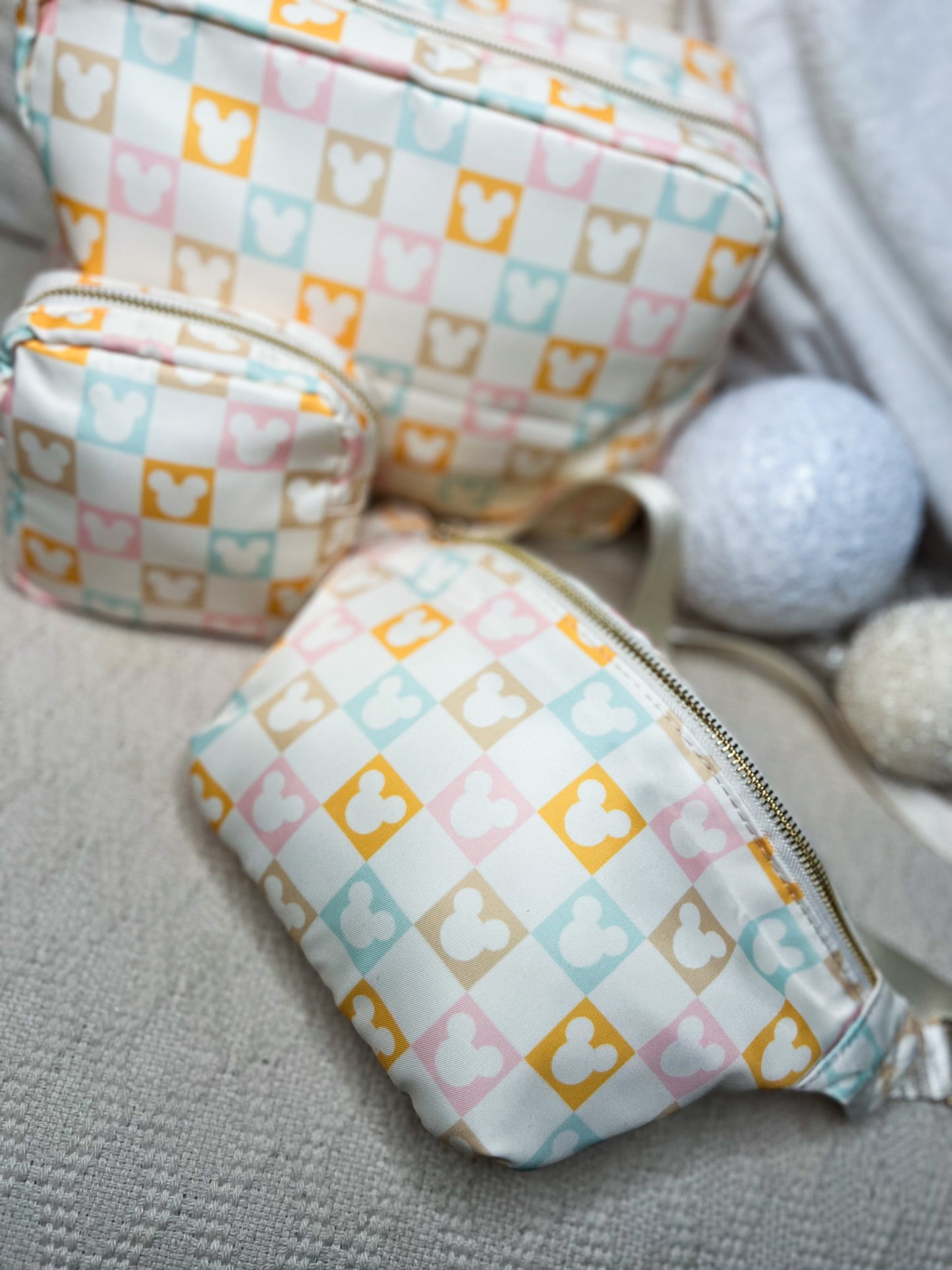 Colorful Mouse Small Cosmetic Bag