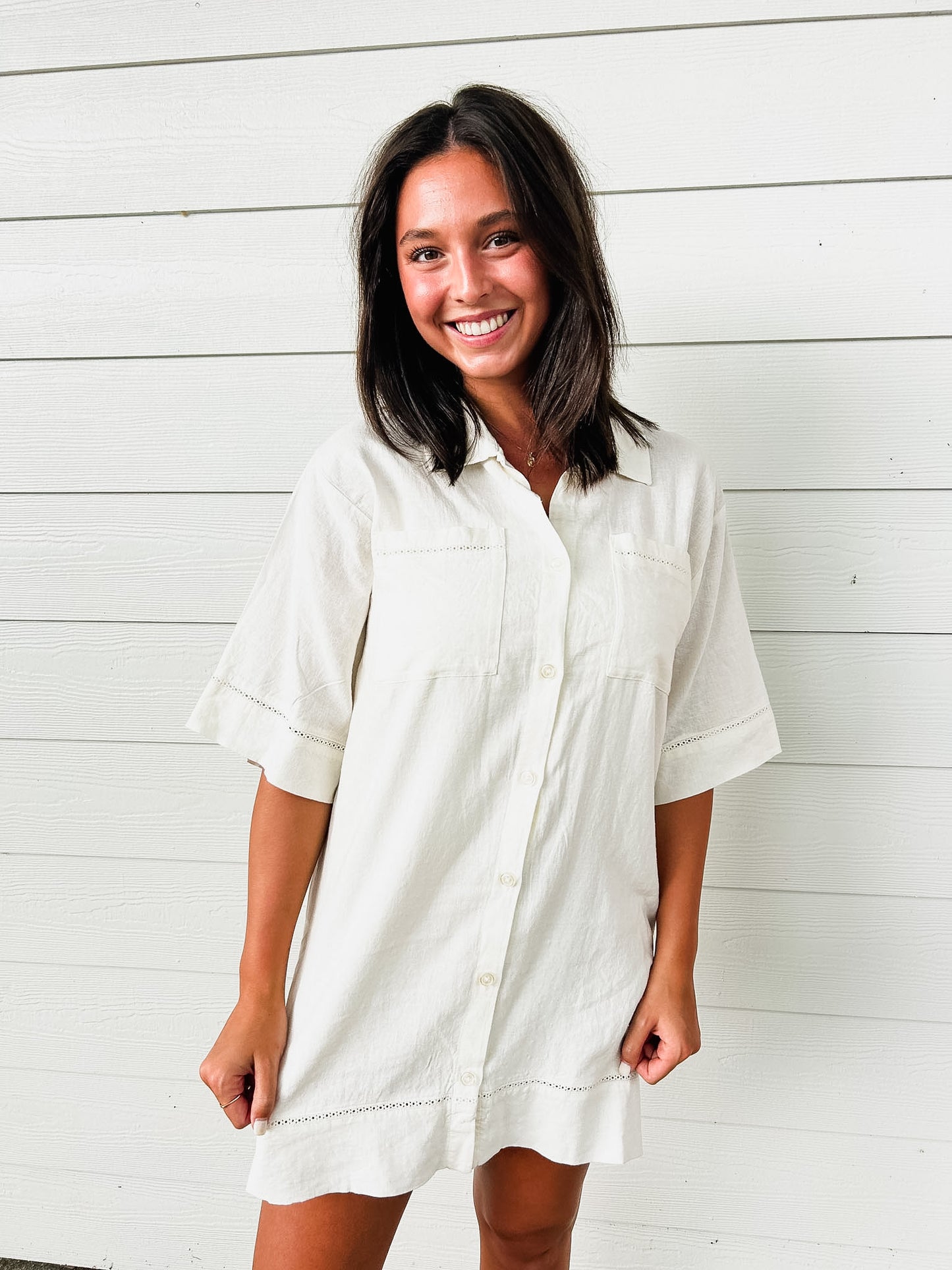 Z Supply Condesa Mini Dress - White