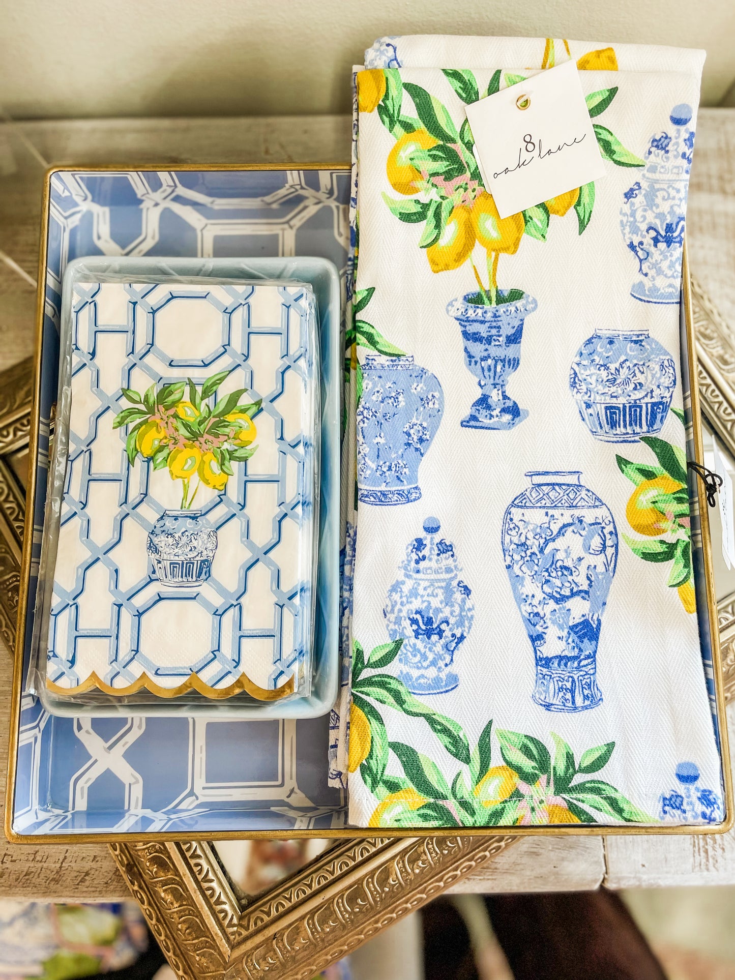 Lemon Ginger Guest Towels