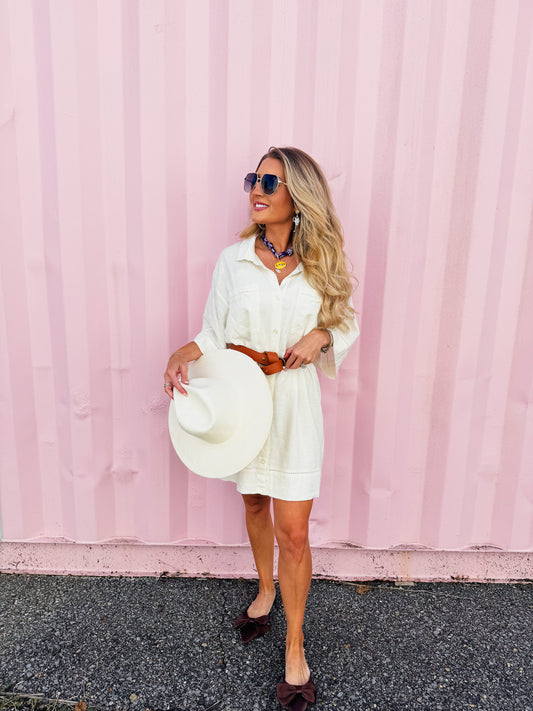 Z Supply Condesa Mini Dress - White