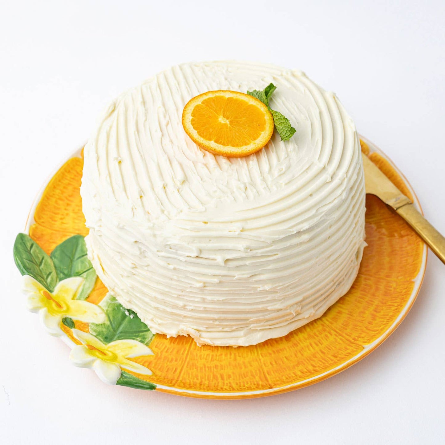 8 Oak Lane Serving Platter - Orange