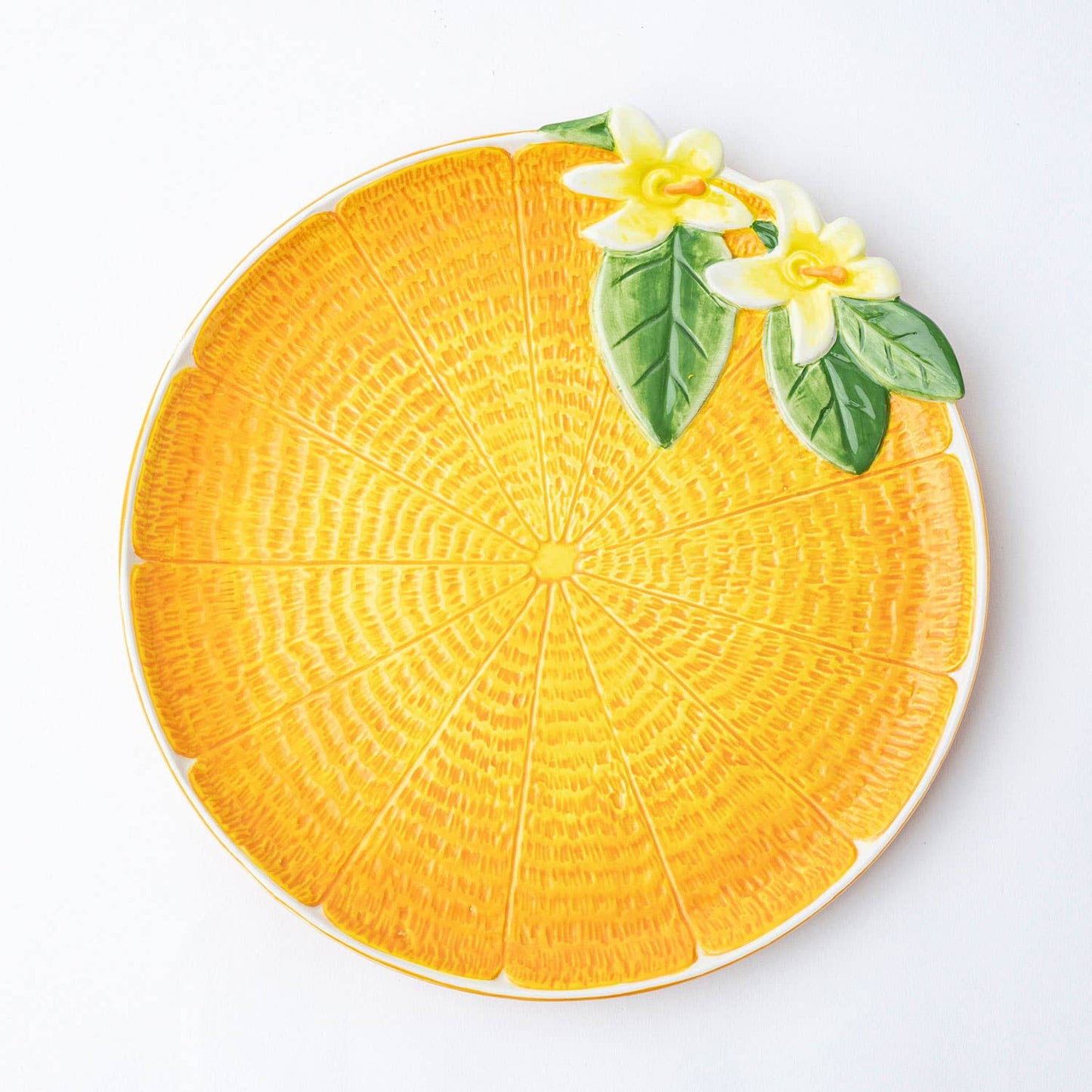 8 Oak Lane Serving Platter - Orange
