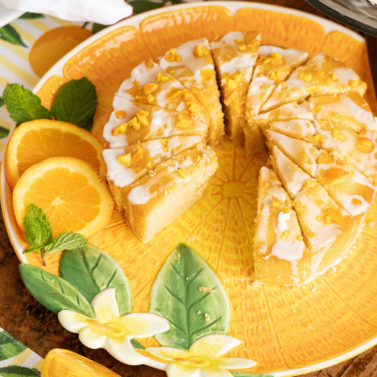8 Oak Lane Serving Platter - Orange