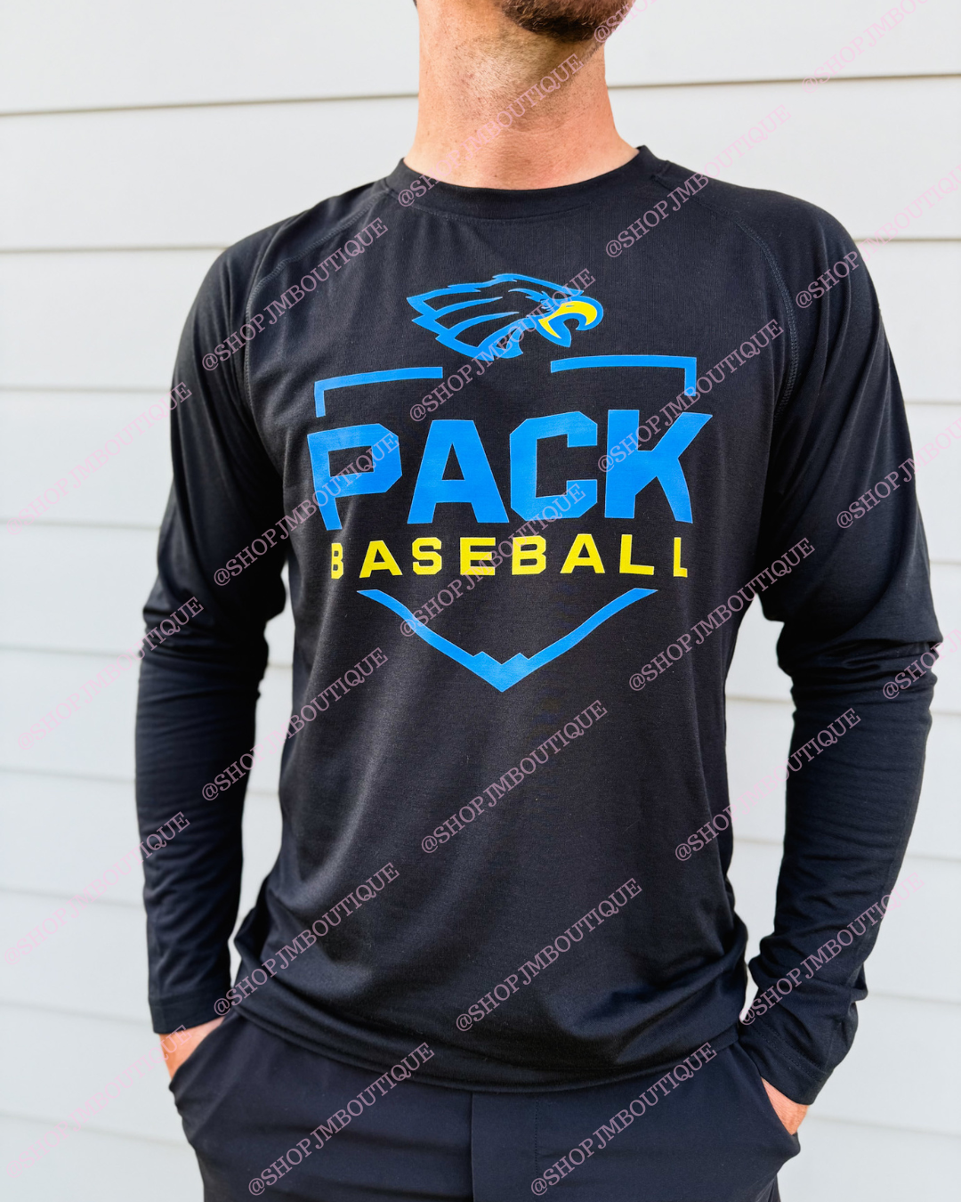 PRE ORDER Design 13 - Men's L/S Performance - Black