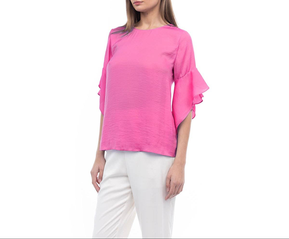 What a Beauty Bell Sleeve Blouse