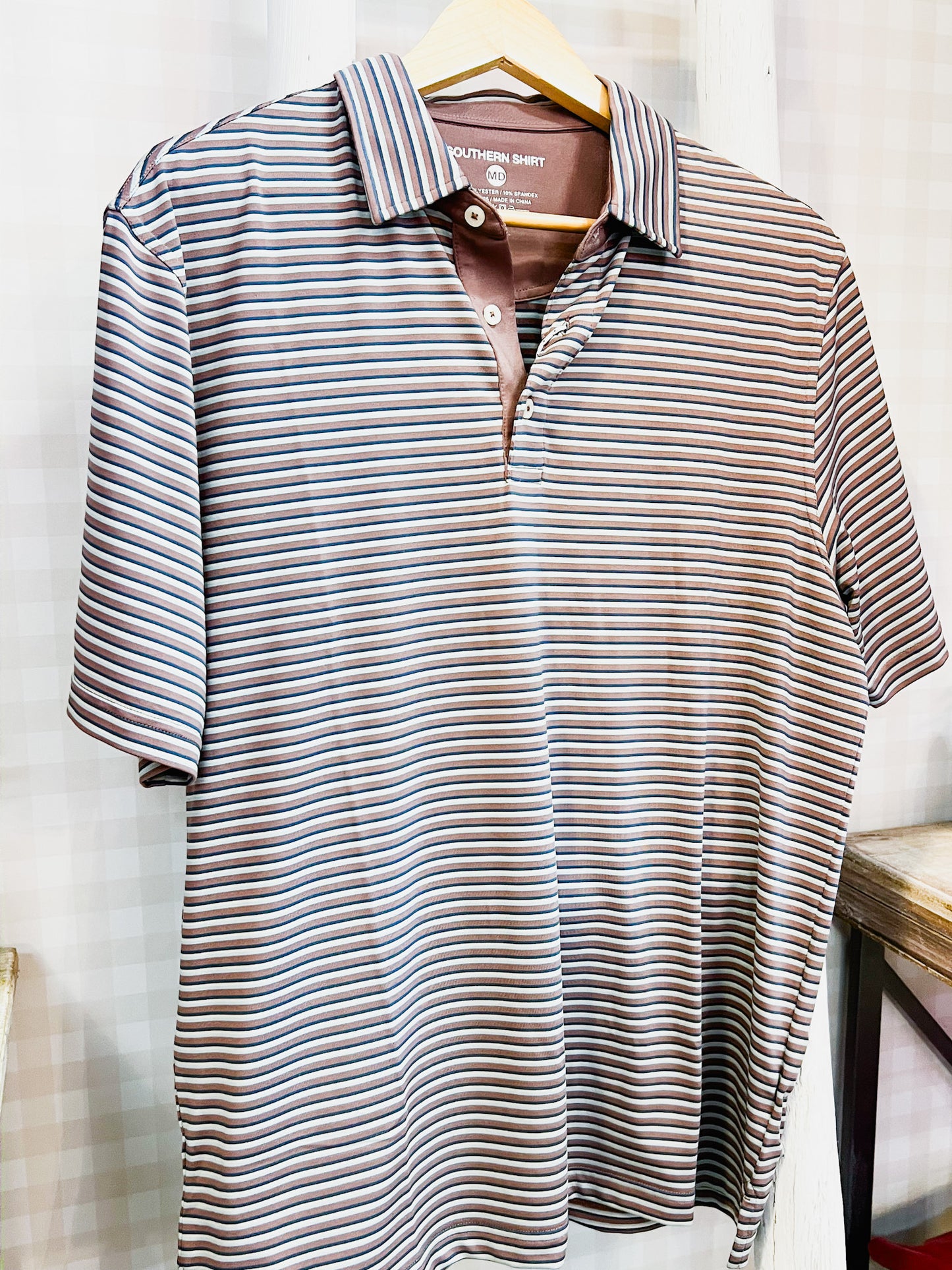 SSCO Crestline Stripe Polo - Lakeshore