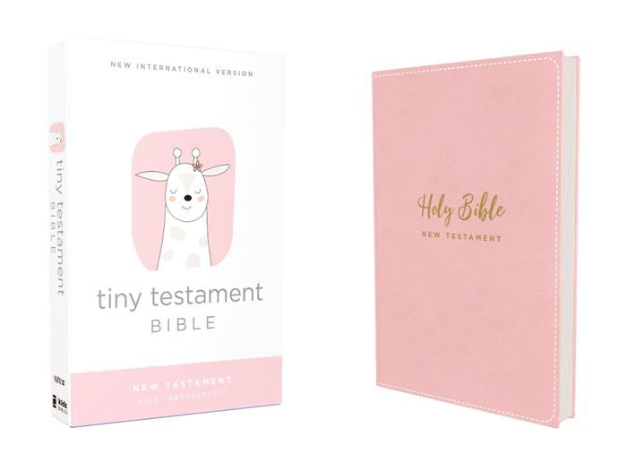 NIV Tiny Testament Bible New Testament Leathersoft Comfort Print - Pink