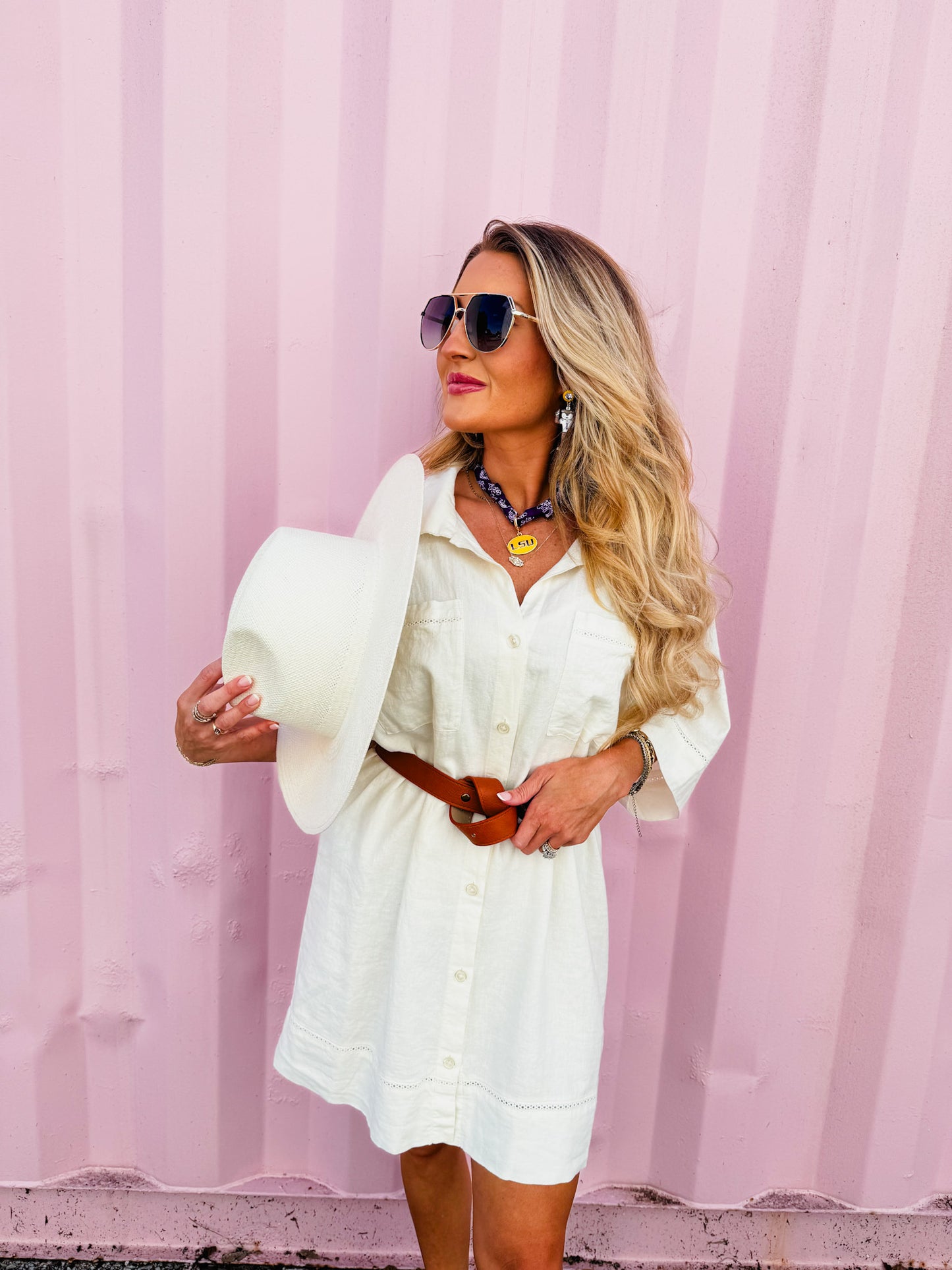 Z Supply Condesa Mini Dress - White