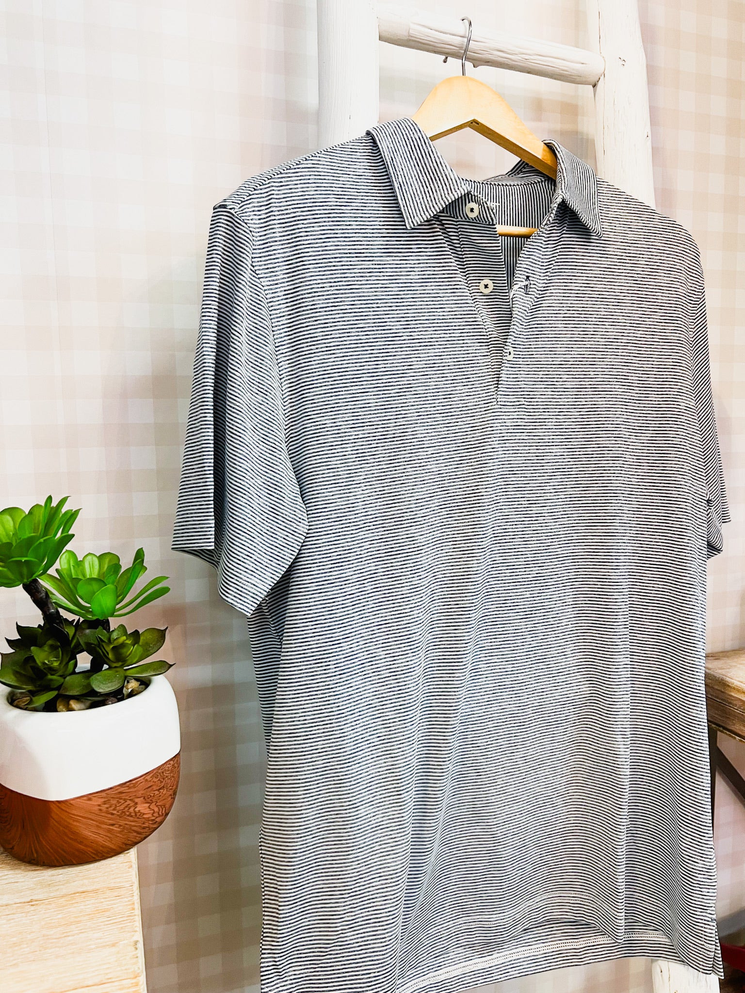 SSCO Heather Madison Stripe Polo - Windsor