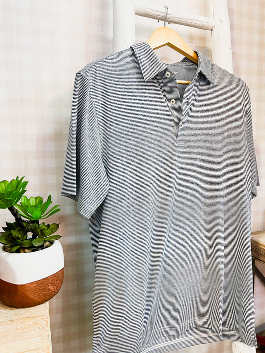 SSCO Heather Madison Stripe Polo - Windsor