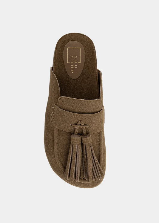 Shu Shop Ariana - Taupe Suede