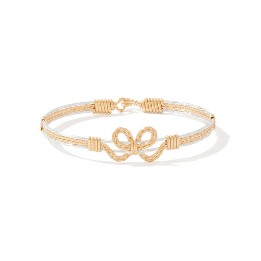 All Wrapped Up Bracelet - 14K Gold Artist Wire and Sterling Silver