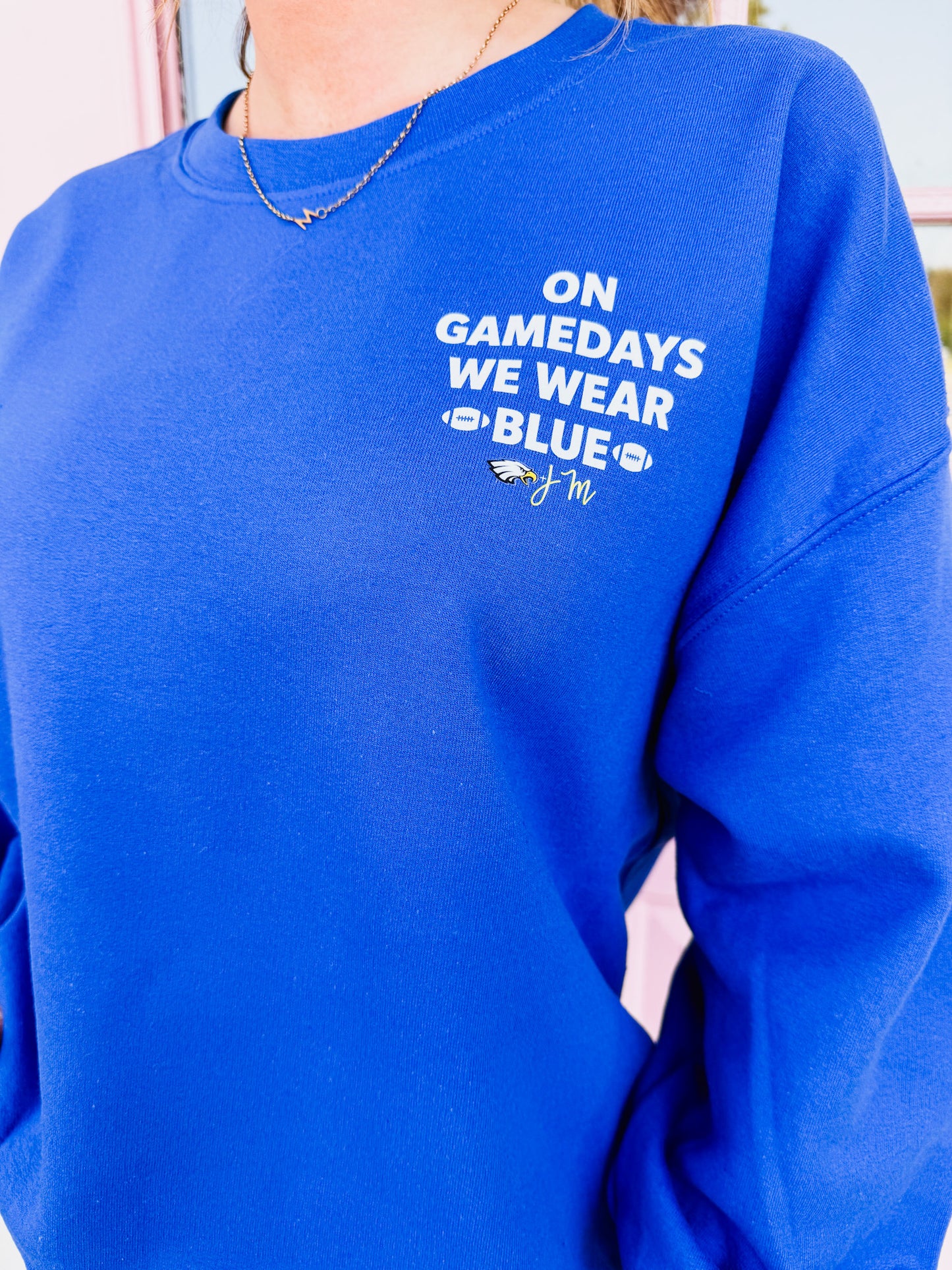 We Wear Blue Sweatshirt - Royal