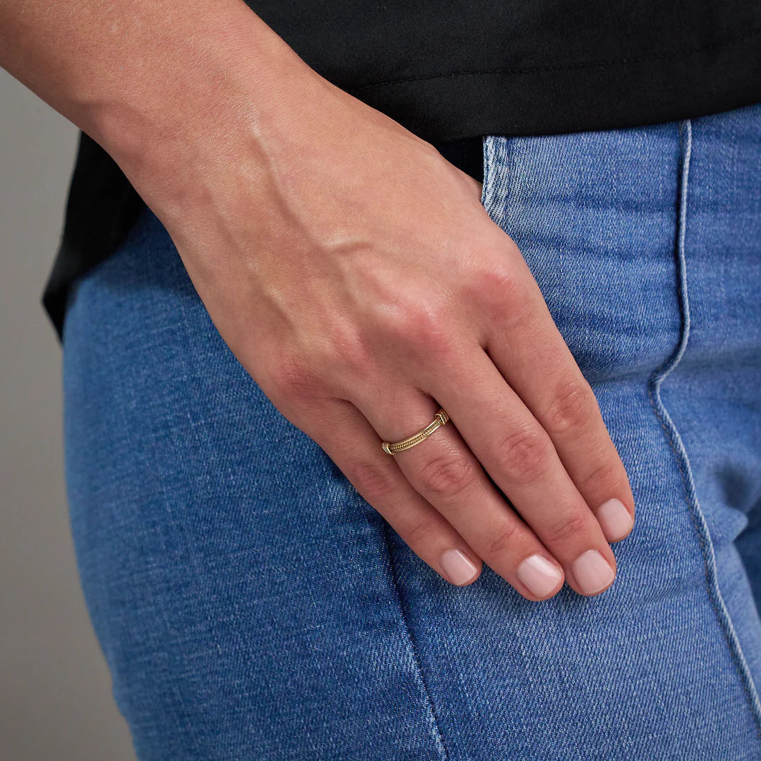 Be Kind Ring - Gold - 14K Gold Artist Wire