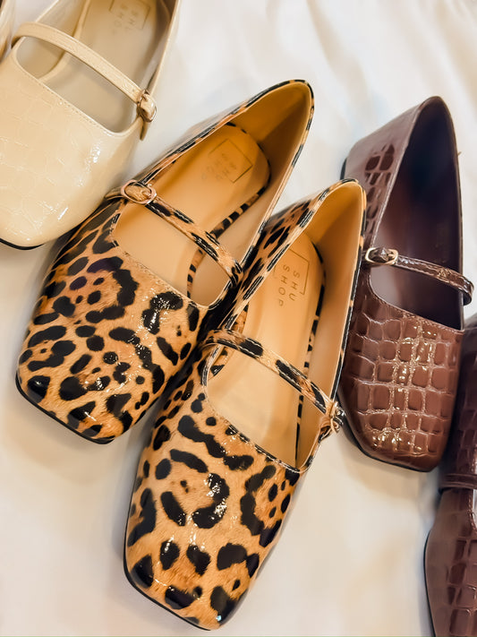 Adele Mary Jane - Leopard Print