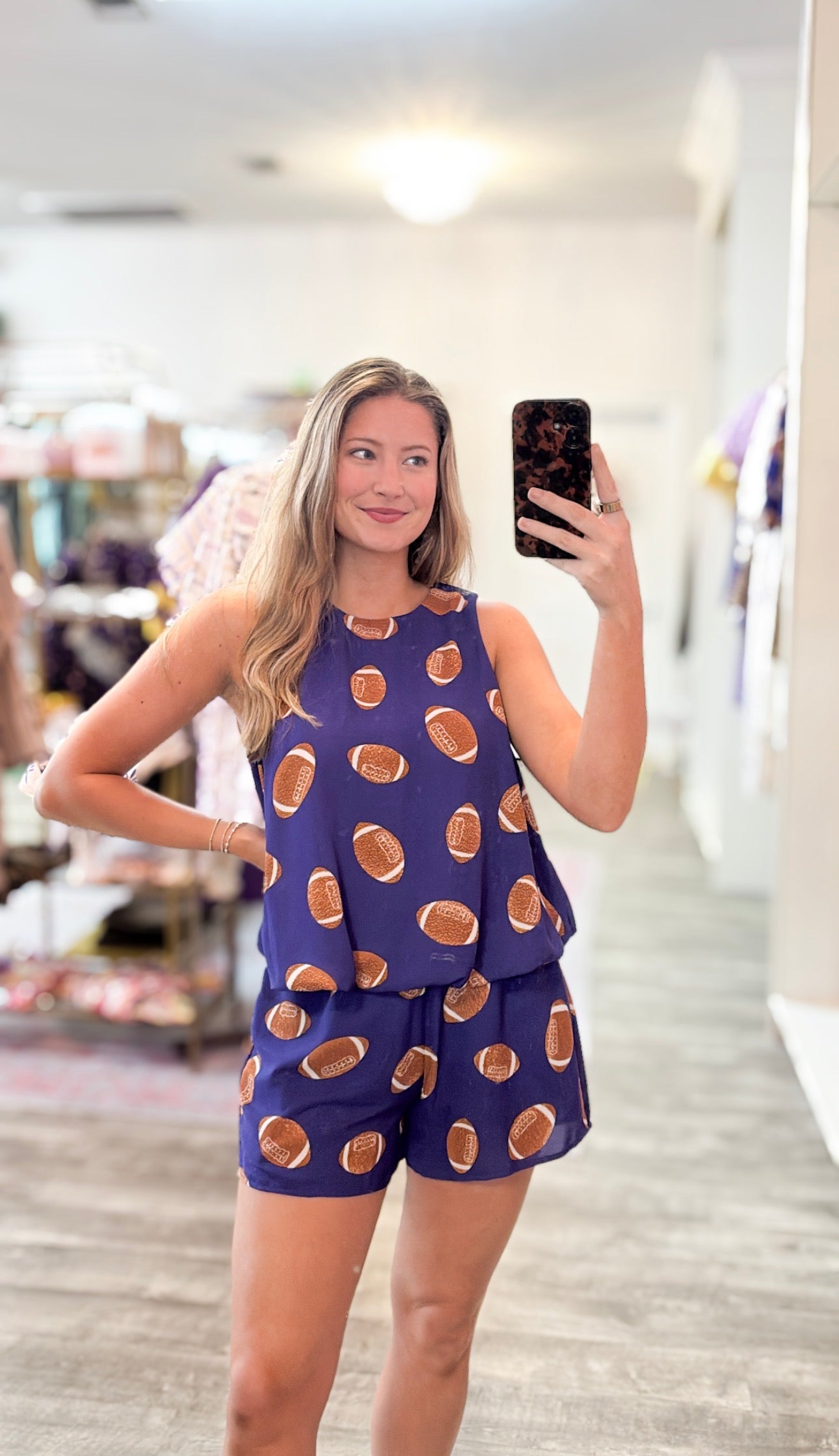 Third Down Celeste Sleeveless Bubble Hem Top - Go Purple