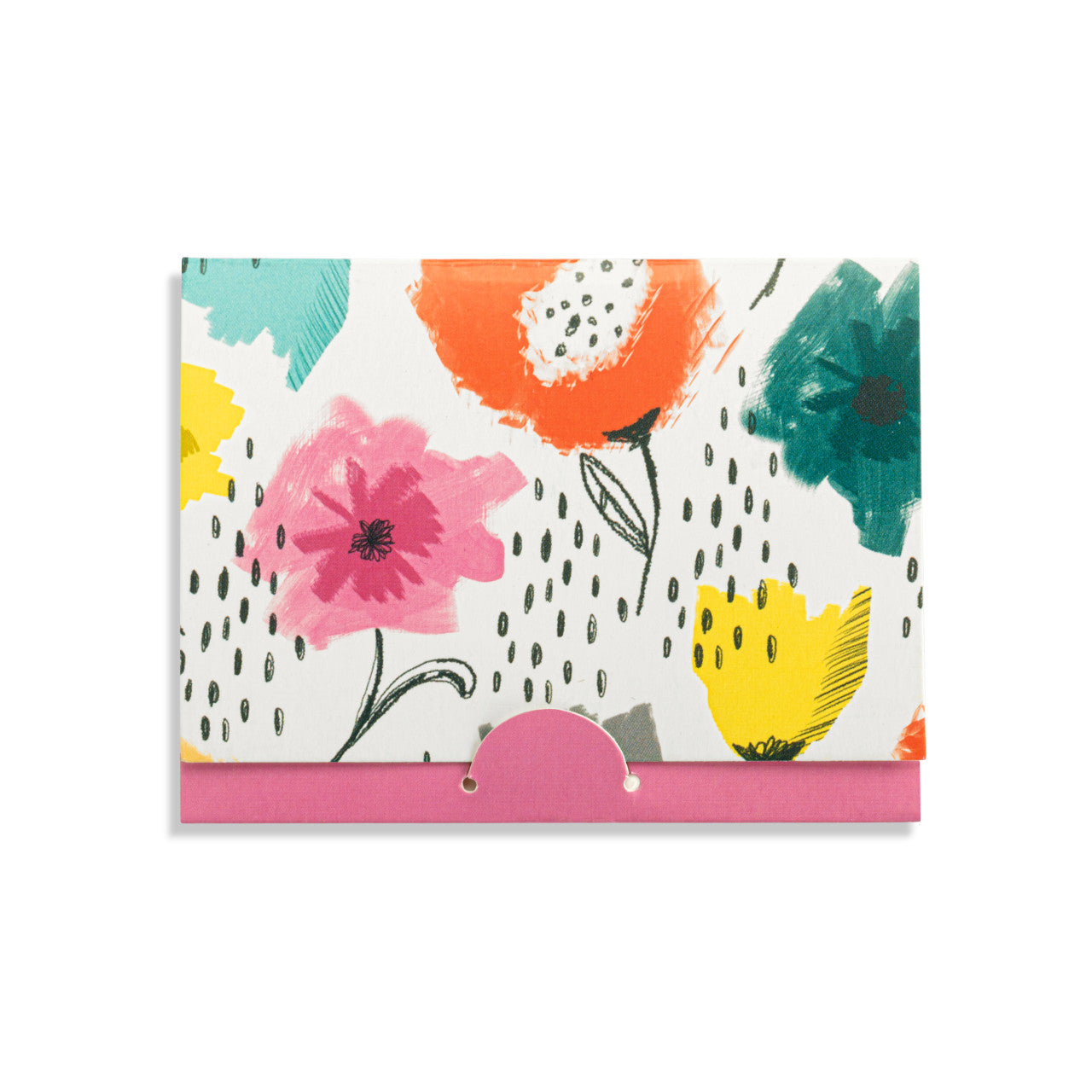 Congratulations Floral Card & Gold Heart Necklace - 16in