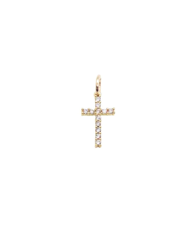 Goddess Charm Bar Cross Charm
