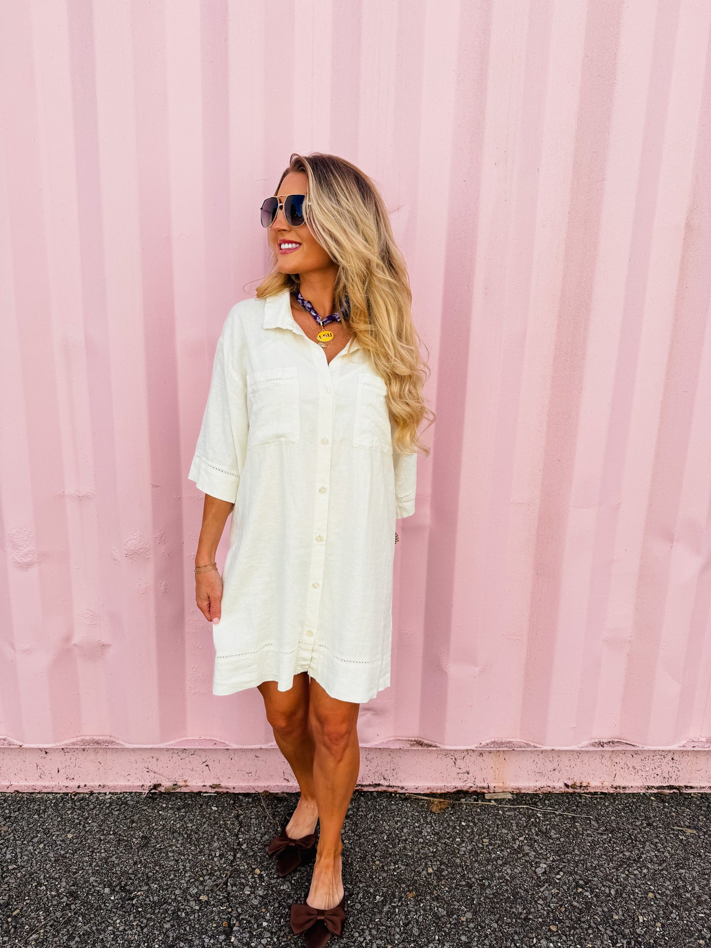 Z Supply Condesa Mini Dress - White