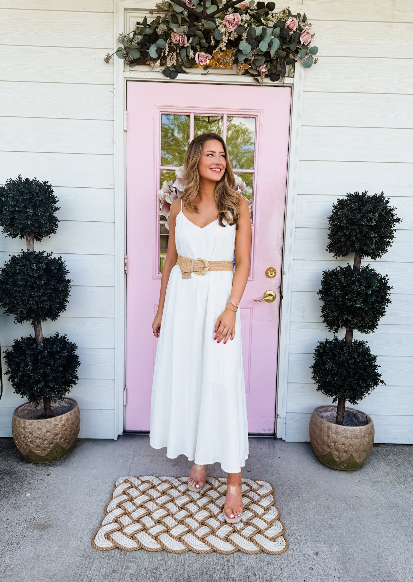 Z Supply Sandcomber Midi Dress - White