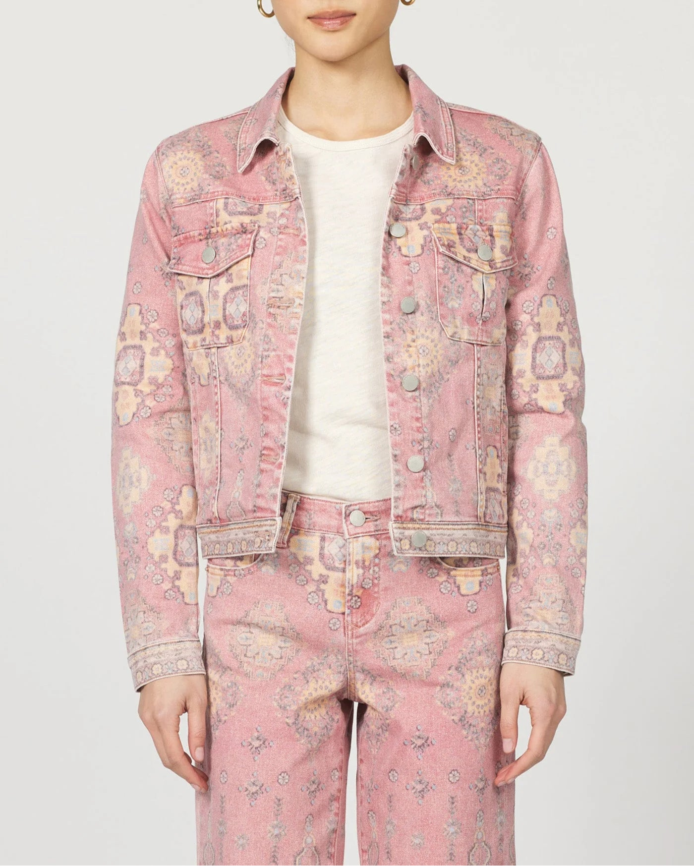 Dear John Ainsley Printed Denim Jacket - Tibtan Tapestry