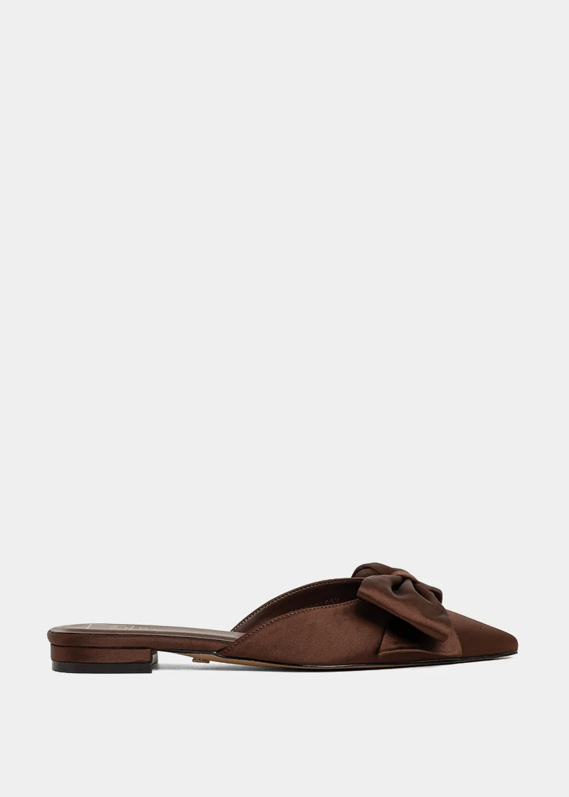 Dorothy Bow Mule - Brown