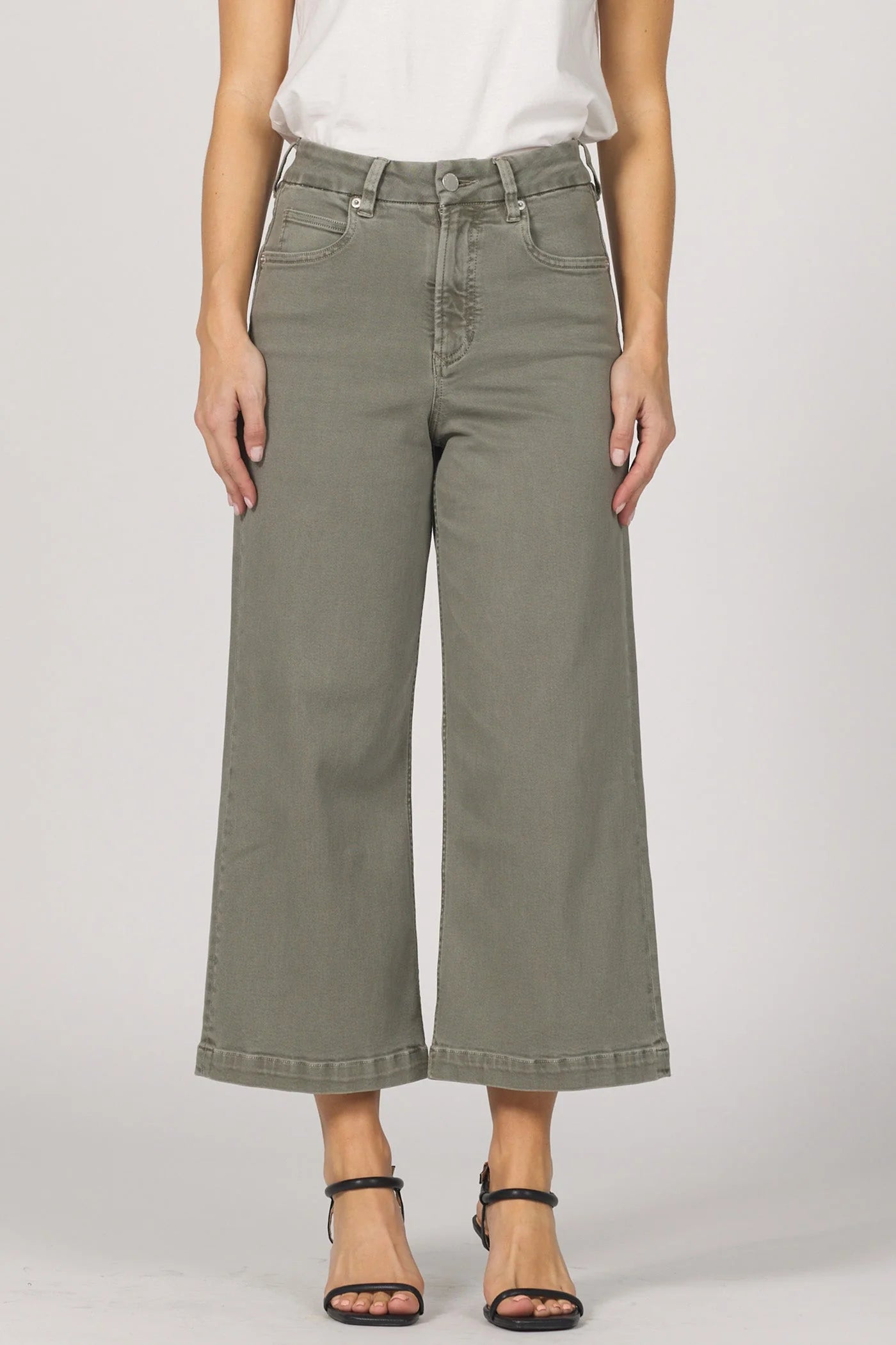 Dear John Audrey Wide Leg Jean - Vetiveer
