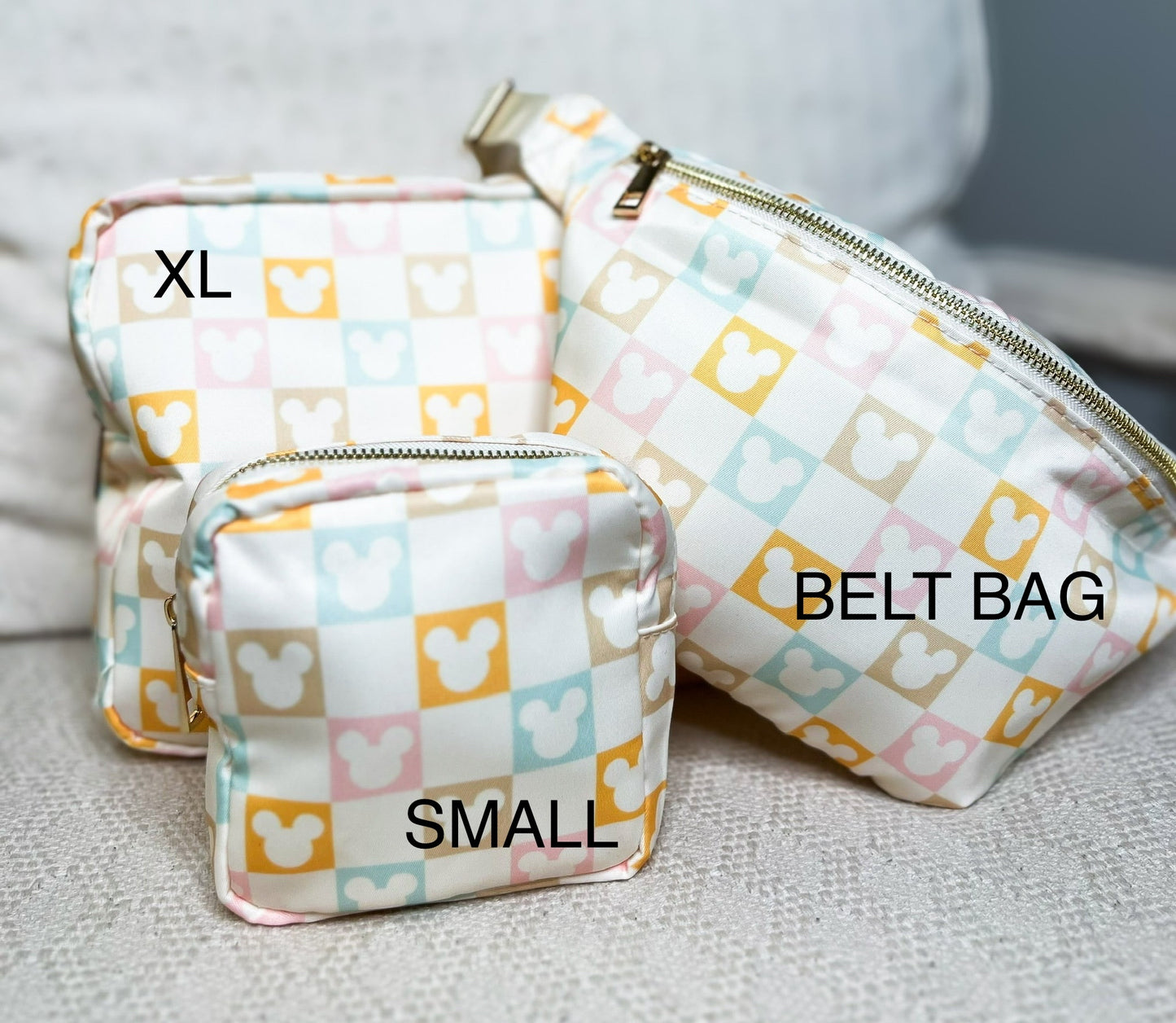 Colorful Mouse X-Large Cosmetic Bag
