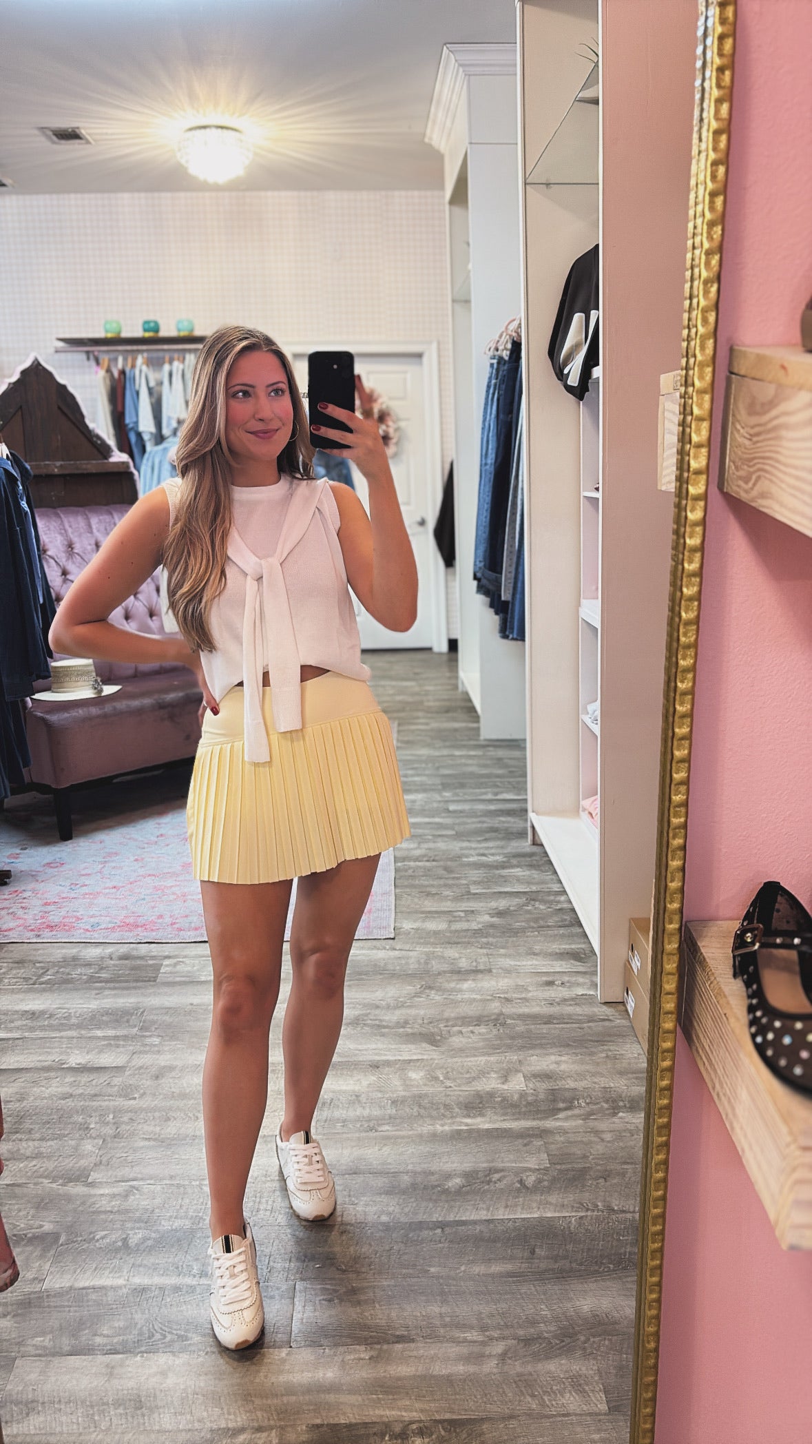 Total Takeover Faux Sleeveless Sweater Tie Top - Ivory