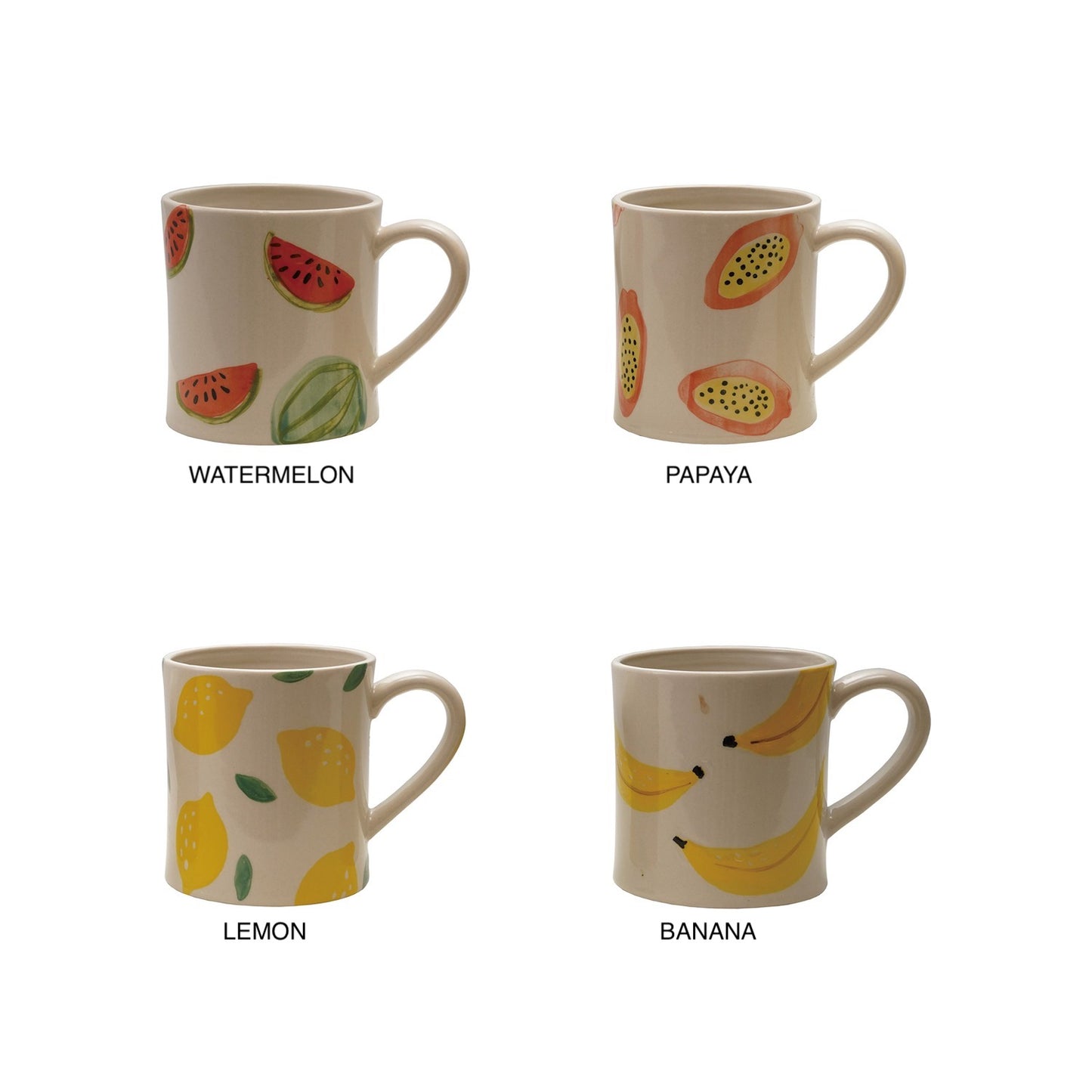 Stoneware Mug - Fruit Variety