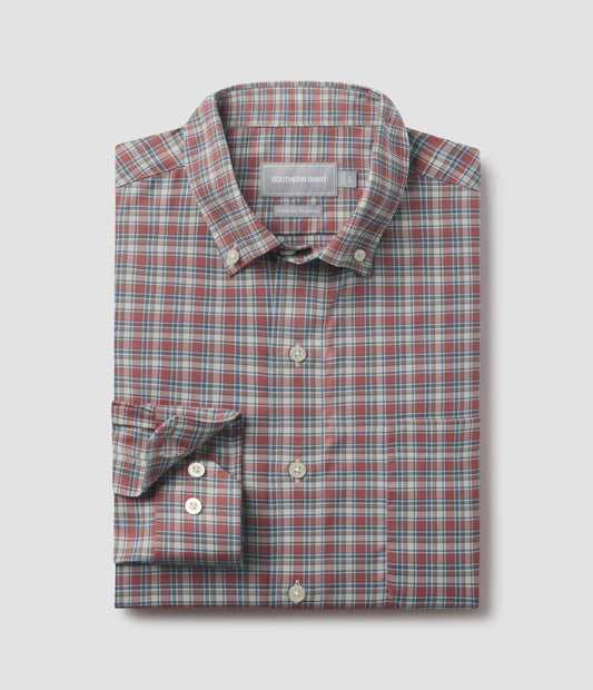 SSCO Hawthorne Plaid L/S - Saddle