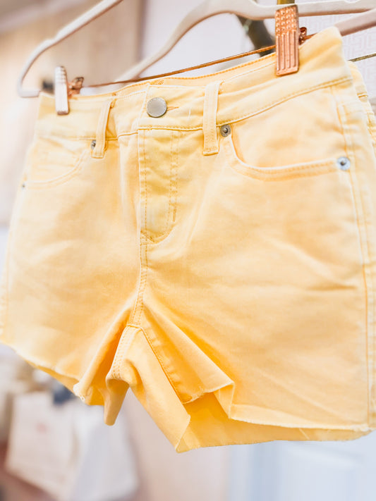 Dear John Gigi Denim Short - Daffodil
