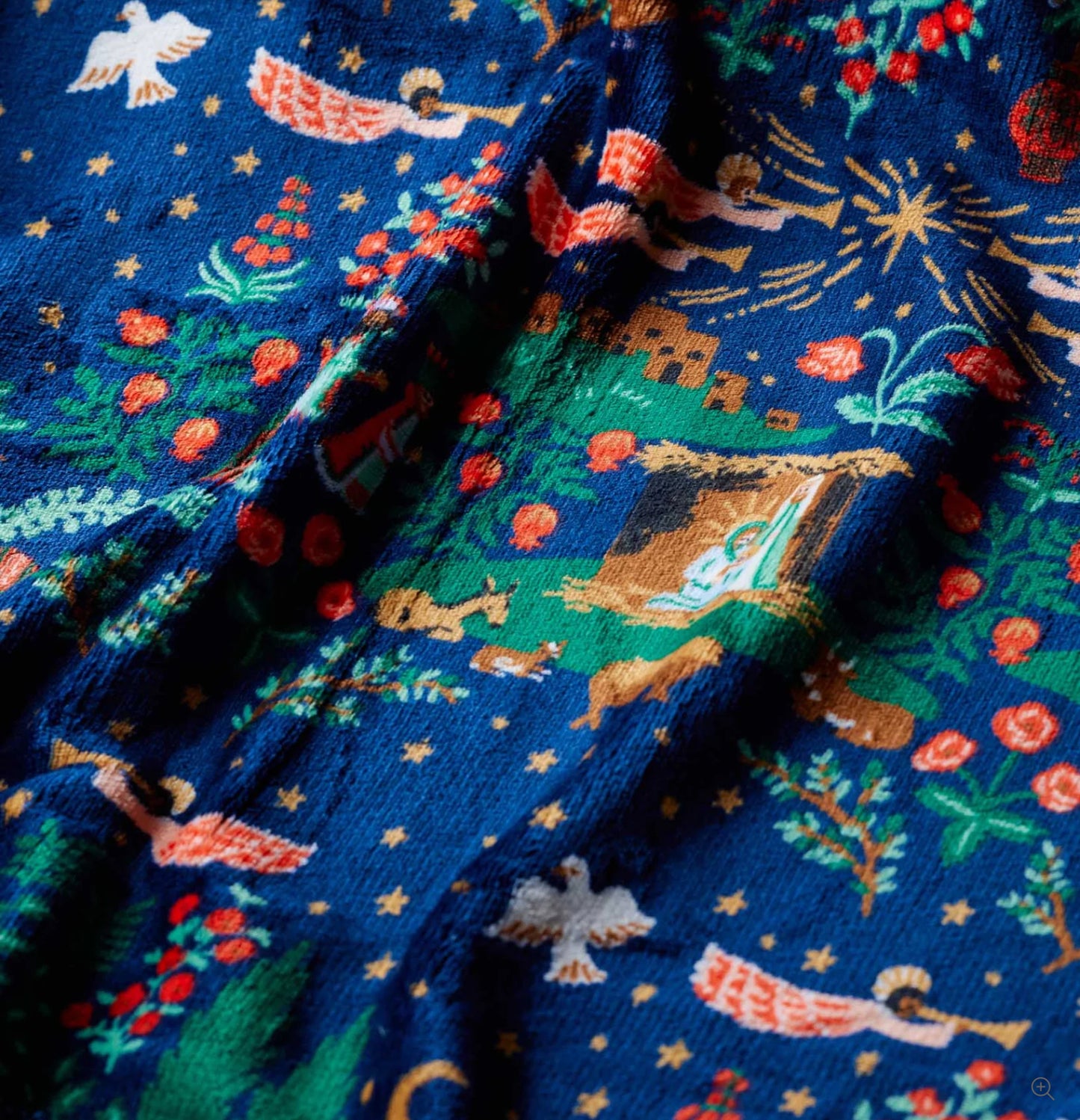 Rifle Paper Co. Nativity Fleece Blanket