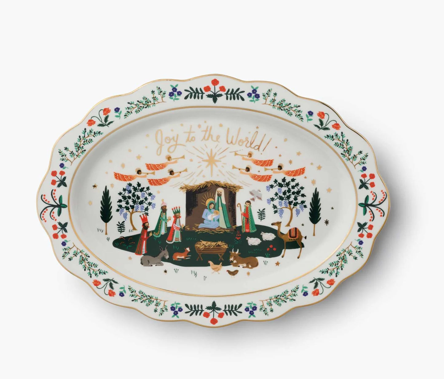 Rifle Paper Co. Nativity Porcelain Serving Platter