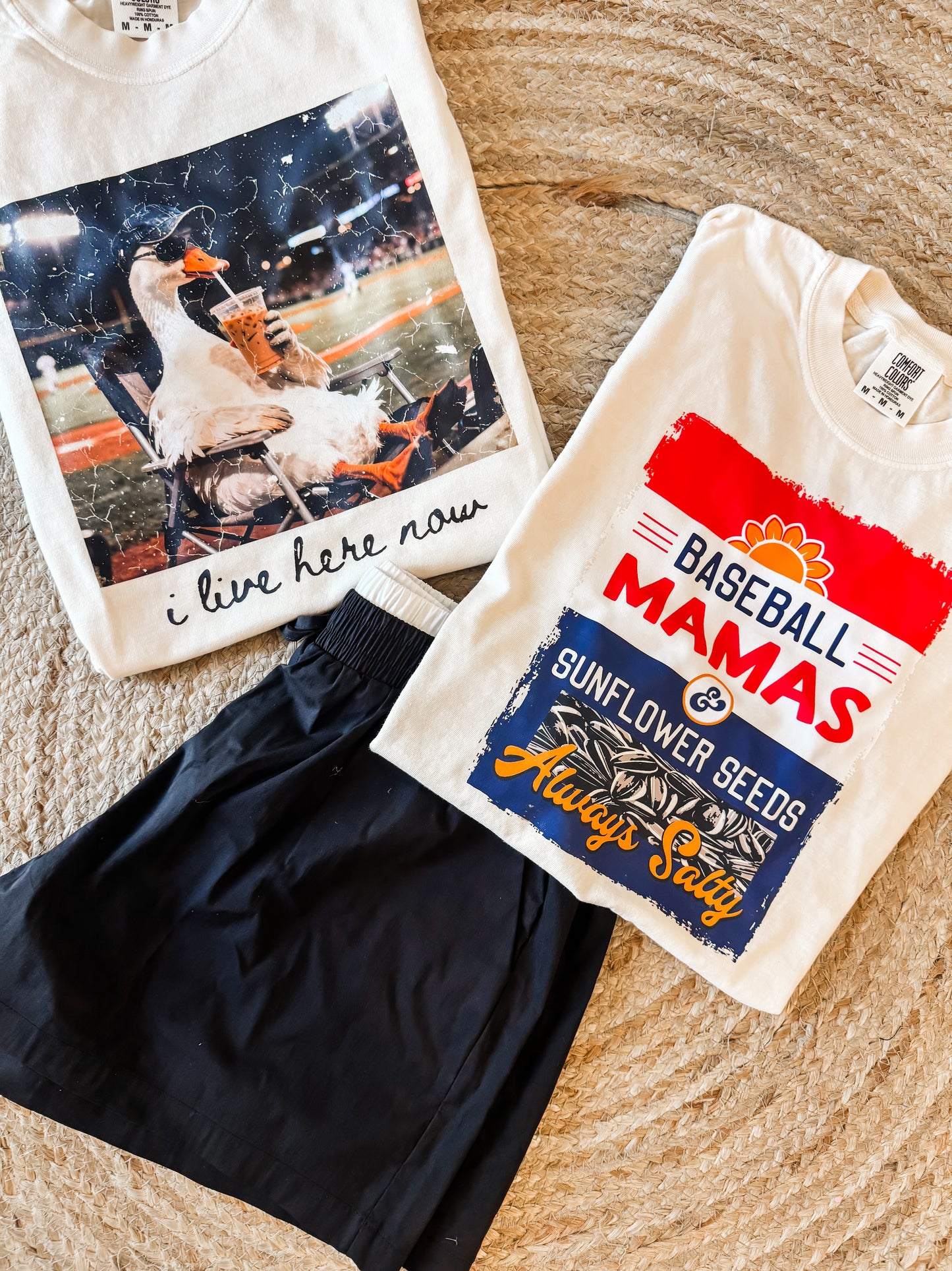 Baseball Mamas Salty Tee - Ivory