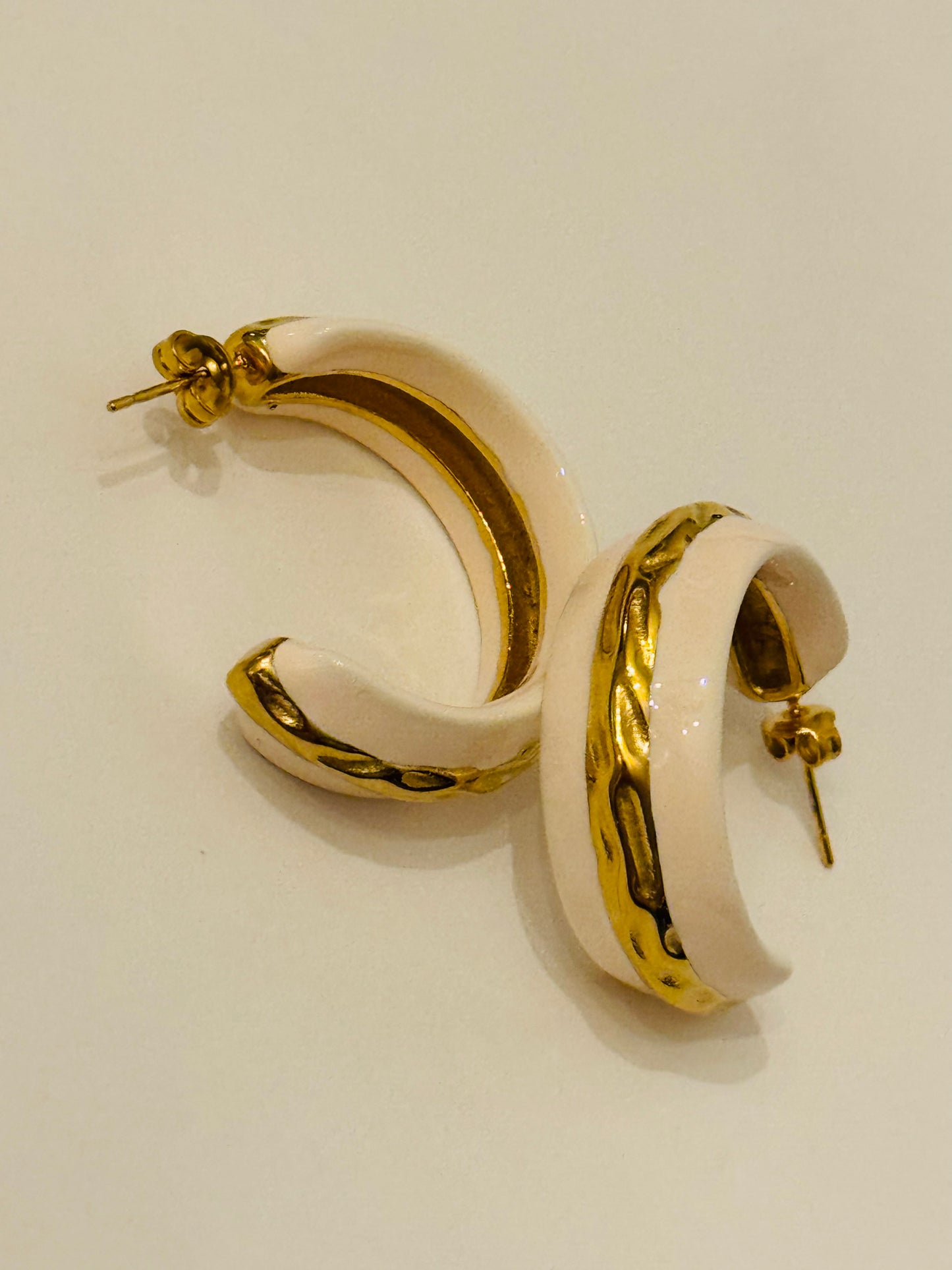 Parker Ivory Open Hoops