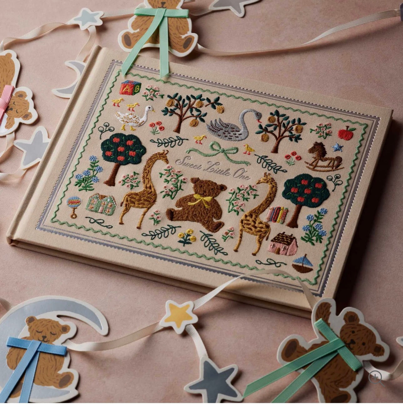 Rifle Paper Co. Baby Embroidered Memory Book